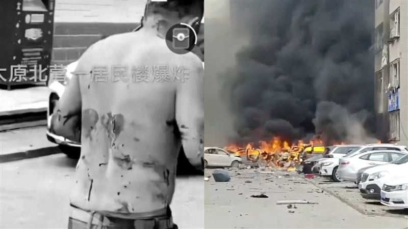 山西太原社區爆炸　居民滿身血逃生畫面曝
