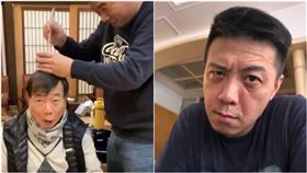 廖錦德質疑經紀人讓廖峻被敲頭。（圖／翻攝自臉書）