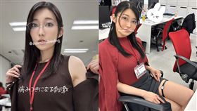 SOD,松永明里,松永あかり,出道,AV,秘書,守屋,上空全裸,男朋友,一劍浣春秋,PLAY NO.1（圖／守屋Ｘ）