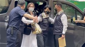 ▲貴婦奈奈被移送北檢複訊。（圖／翻攝畫面）