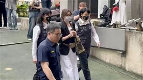 ▲貴婦奈奈被移送北檢複訊。（圖／翻攝畫面）