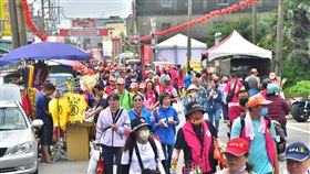 白沙屯,白沙屯媽祖,人潮（圖／翻攝自白沙屯媽祖全球徒步聯誼會）