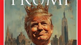 美國總統川普自稱「國王萬歲」。（圖／翻攝自X @WhiteHouse）