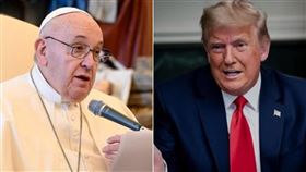 川普突喊「我想當教宗」　政壇大咖一看：確實是黑馬（組合圖／翻攝自川普臉書,方濟各IG）