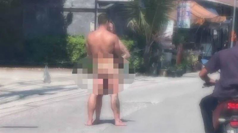 泰掀裸拍潮！情侶馬路脫光「表達愛」被逮