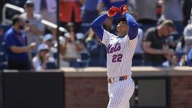 ▲索托（Juan Soto）首度在大都會主場開轟。（圖／美聯社／達志影像）