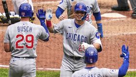 ▲鈴木誠也擊出小熊單局第3轟。（圖／美聯社／達志影像）