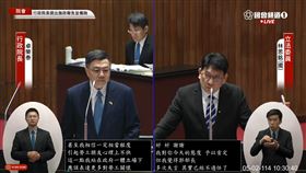 ▲林思銘2日就郭智輝言論質詢卓榮泰。（圖／翻攝自YouTube國會頻道）