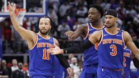 ▲紐約尼克在客場以116：113擊敗底特律活塞，系列賽以4比2晉級。（圖／美聯社／達志影像）