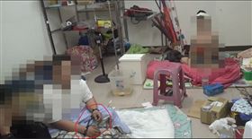  擄車手凌虐，黑吃黑，被拘禁施虐，酷刑，脫到剩內褲關浴室，私刑、性虐、逼吞精，毆打，影像曝，前竹聯幫地虎堂斌勢分會會長呂金霖(圖／翻攝畫面)