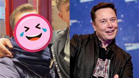 ▲長得太像馬斯克　男子無奈：根本不是讚美。（圖／翻攝自IG @officialhugoone、X平台 @Elon Musk）