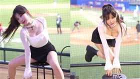 李珠珢。（圖／翻攝自「欸 你是看球還是看啦啦隊」YouTube）