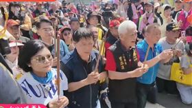 推開爐主，搶C位，張麗善「擋路攔轎」，白沙屯媽祖，直衝離開，彰化伸港，福安宮(圖／翻攝自白沙屯拱天宮臉書)