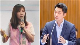 郭昱晴揭剴剴案北市6疏失！批蔣萬安：和只給500元屍袋的兒福盟有何差別（組合圖／翻攝自二人臉書）