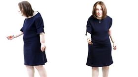 未來學家委託辦公用品商製作「坐辦公室20年都不運動會如何」的模擬人偶。（圖／翻攝自Fellowes官網）