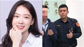 永福里,里長,陳紫渝,秀朗派出所,員警,結婚,開房,PTT,約會（圖／翻攝自陳紫渝、永和警好讚臉書）