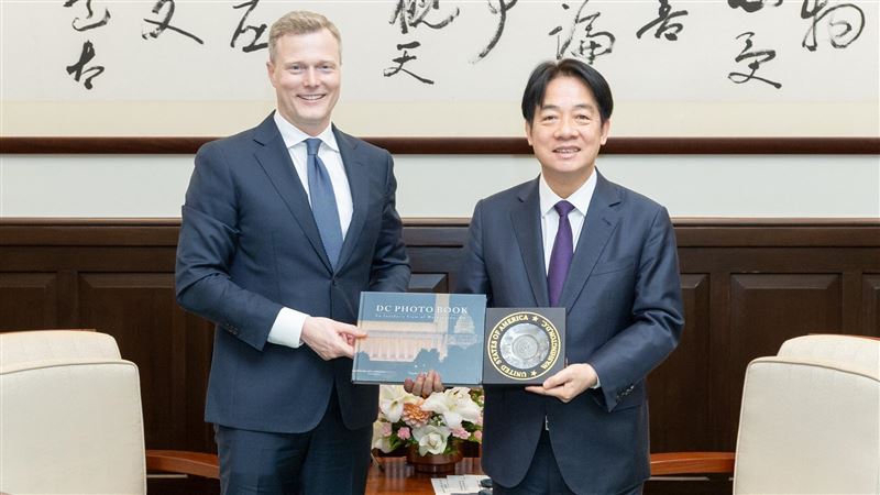 賴接見美智庫訪團　盼與美從軍售邁向共研