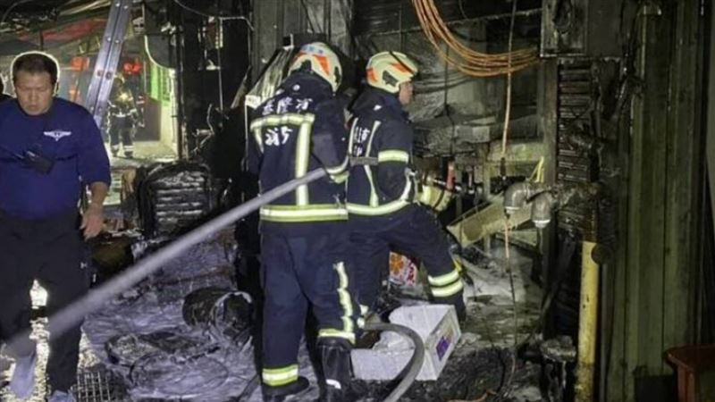 基隆崁仔頂魚市深夜火警　移工炸豆腐釀災