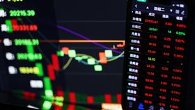 台股金融股漲勢起台股30日盤中指數一度上揚99.26點，攀高至20331.89點，隨後又回到平盤附近，金融股則多呈現上漲趨勢。中央社記者王騰毅攝  114年4月30日