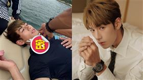 魏浚笙下巴位置均嚴重受傷。（圖／翻攝自jeffreyngai IG）