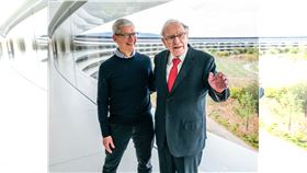 【2025投資界春晚】庫克微博罕曬與巴菲特相擁照　公開喊話接班人藏玄機▲圖片描述。（圖／翻攝自微博＠庫克） 