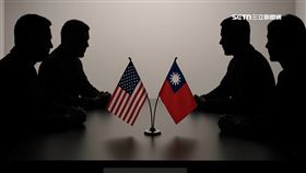 川普關稅戰滿月！台美完成首輪關稅磋商。中國民國國旗、台灣國旗、美國國旗，關稅談判、交涉、會談、閉門會議。（示意圖／資料照）