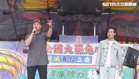 罷免國民黨立委謝衣鳯今（4）日下午在埔鹽順澤宮舉行「台灣人大團結，大罷免！大成宮行動」，反共網紅八炯及閩南狼出席。