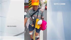 曾因車禍求康復　勇腳伯還願路與三媽同行