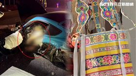 死者出門當晚只跟家人說要外出，今（5）日妻兒悲痛於殯儀館豎靈。（圖／翻攝畫面）