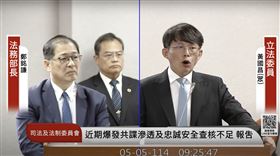 ▲黃國昌質詢鄭明謙。（圖／翻攝自國會頻道） 