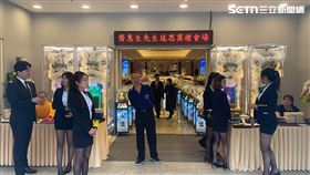 牛埔幫角頭齊惠生告別式，大安分局派遣51名警力到場約制。（圖／記者楊忠翰攝影）