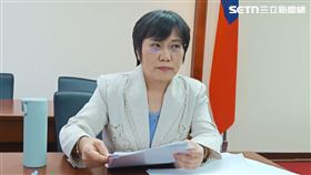 內政部長劉世芳今（5）日上午赴立法院內政部委員會備。(圖/記者盧素梅攝影)