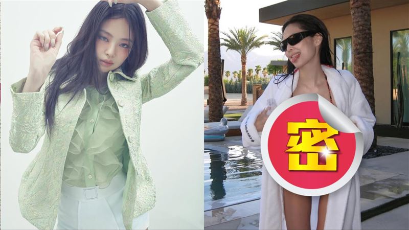 Jennie解放比基尼！浴袍一脫「腰瘦奶炸」