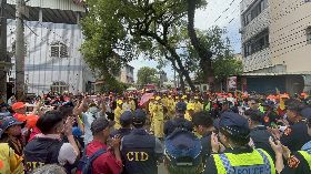 白沙屯媽祖回鑾首度進南投