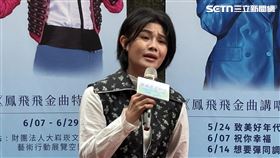 朱海君擔任活動主持人。（圖／記者鄭尹翔攝影）