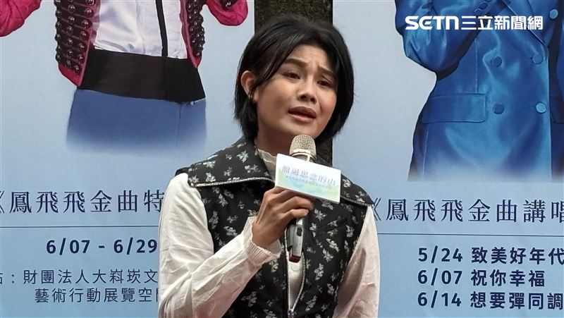 朱海君擔任活動主持人。(圖/記者鄭尹翔攝影)
