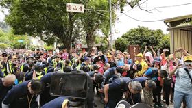 白沙屯媽祖進香活動，鑾轎首次駐駕南投縣。（圖／翻攝畫面）