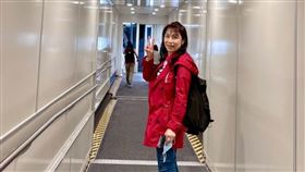 周子寒飛日本參加考察團。（圖／翻攝自周子寒臉書）