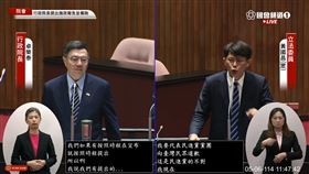▲黃國昌6日質詢卓榮泰。（圖／翻攝自YouTube國會頻道） 
