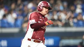 ▲林泓育揮出個人本季首轟。（圖／樂天桃猿提供） 