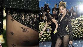 Lisa的紅毯造型穿上「現代民權運動之母」印花的內褲引發強烈抨擊。（圖／翻攝自 X）