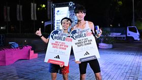 ▲男女冠軍由黃毓軒、林于馨獲得，「老酥」黃毓軒更打破個人紀錄跑出46.81公里。(圖／Red Bull提供)