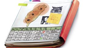 該報告以同心圓方式標註各縣市幫派勢力範圍，還詳載據點、人員、火力等資訊。（示意畫面，AI繪圖Firefly生成，本刊美術組後製）