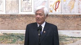 ▲中選會主委李進勇7日上午在立法院受訪。（圖／翻攝畫面）