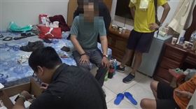 毒駕，撞康橋，單車隊，警溯源逮捕陳姓藥頭(圖／翻攝畫面)