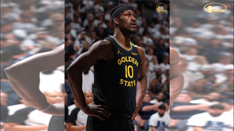 金州勇士巴特勒(Jimmy Butler III)。(圖/翻攝自X平台 @warriors)
