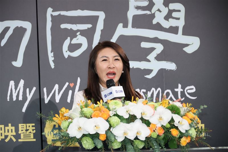 三立集團總經理高明慧致詞時分享感人片段。（圖／記者鄭孟晃攝影）