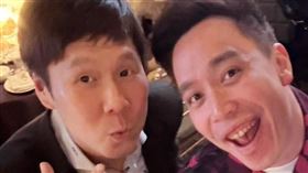 無尊（右）和楊煥（左）是多年好友，突然驟逝也遺憾來不及相約。（圖／翻攝自楊煥臉書）