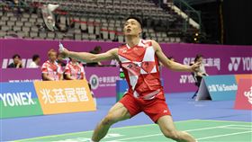 ▲周天成在2025台北公開賽晉級16強。（圖／中華羽協提供）