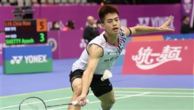 ▲今年全英公開賽剛奪亞軍，李佳豪本屆台北公開賽爆冷首輪淘汰。（圖／中華羽協提供）